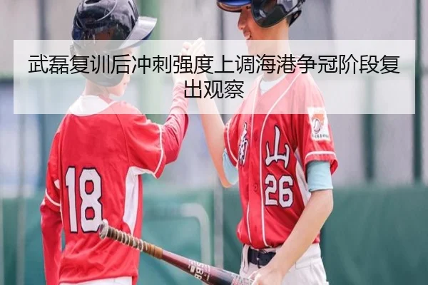 武磊复训后冲刺强度上调海港争冠阶段复出观察